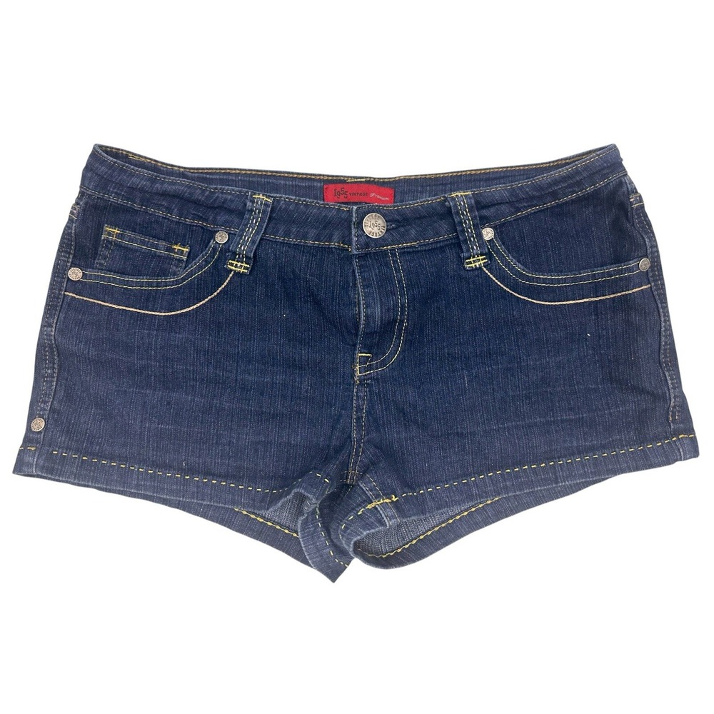 1955 Vintage‎ Premium Brand DARK BLUE JEAN SHORT SHORTS SIZE 9 Women's